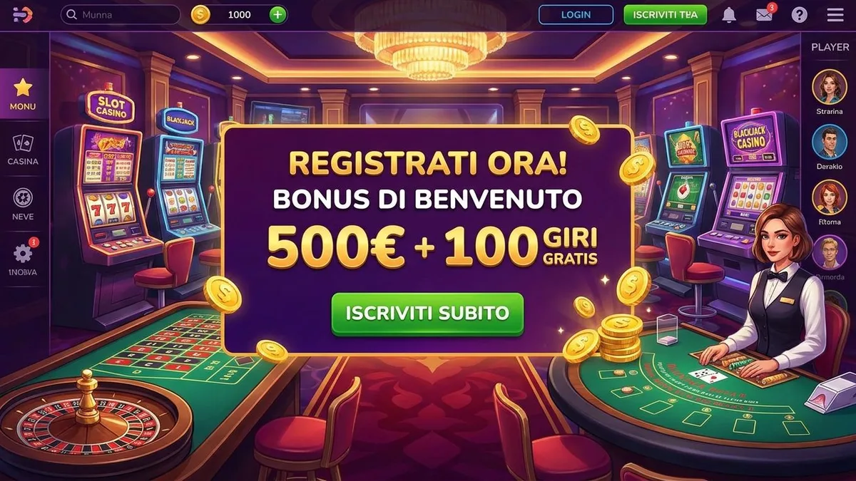 Registrazione con bonus